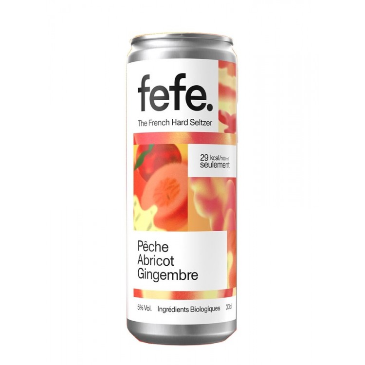 FEFE Pêche Gingembre Cans 33cl